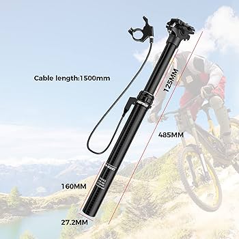 Amazon | Fastace ドロッパーポスト 125mm トラベル MTB ドロッパー